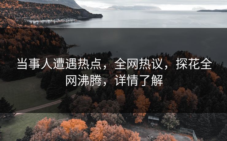 当事人遭遇热点，全网热议，探花全网沸腾，详情了解